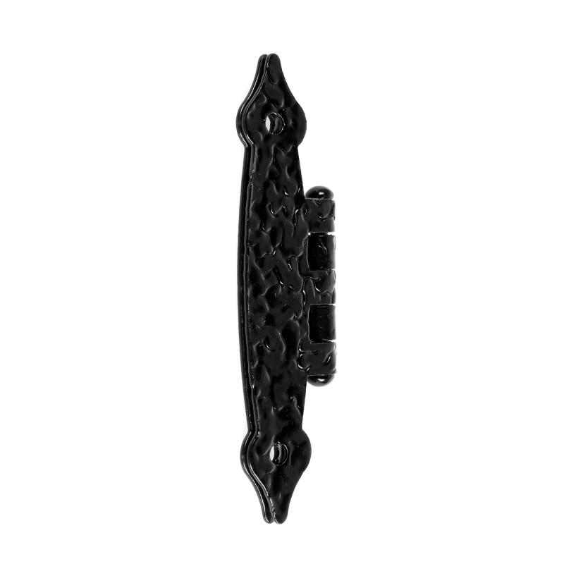 10pcs Black Antique Pattern Iron H Cabinet Hinge Metal Steel Cabinet Door Window Luggage Furniture Decorative Hinge Set 65mm