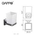 GAPPO Cup Tumbler Holders Double Toothbrush Tooth cup holder cups Wall-mount Bathroom Accessories bath hardware set G3806/G3808