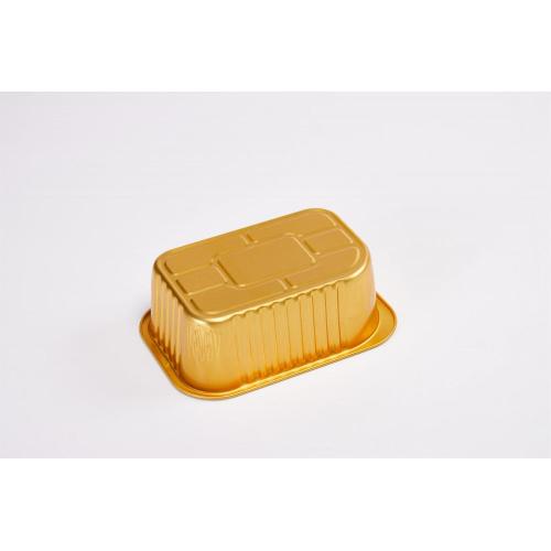 Suppliers for Gold Square Aluminum Foil Food lunch Box