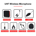 Professional UHF Wireless Saxophone Microphone System Wind Instrument Accessories for Stage Performance