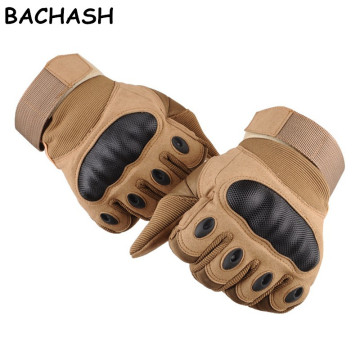 BACHASH New Tactical Full Finger Gloves Airsoft Military Paintball Army Shooting Bicycle Work Carbon Hard Knuckle Women Gloves