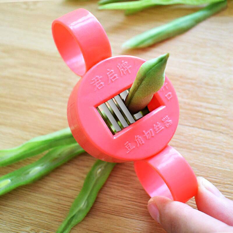 1PC Bean Vegetable Runner Slicer Cutter Stringer Remover Peeler Tear bean kidney bean knife lazy bean Shredders