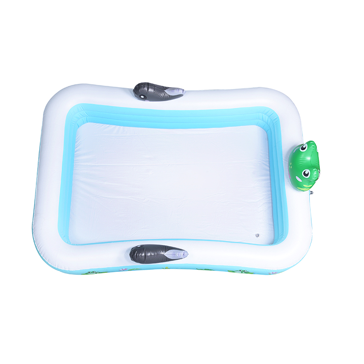  Kids inflatable swimming pool, PVC outdoor frog sprinkler pad, Air Pool used swimming pool water toy pool