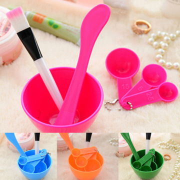 1 Set Professional 4 in 1 DIY Facial Mask Mixing Bowl Brush Spoon Stick Brush Set Facial Beauty Face Care Women Makeup Tool Kits