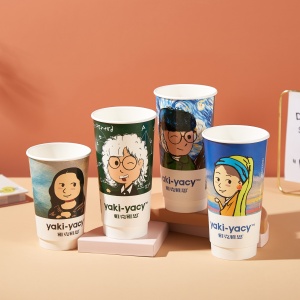 22oz Eco Logo Custom Double Wall Coffee Cups