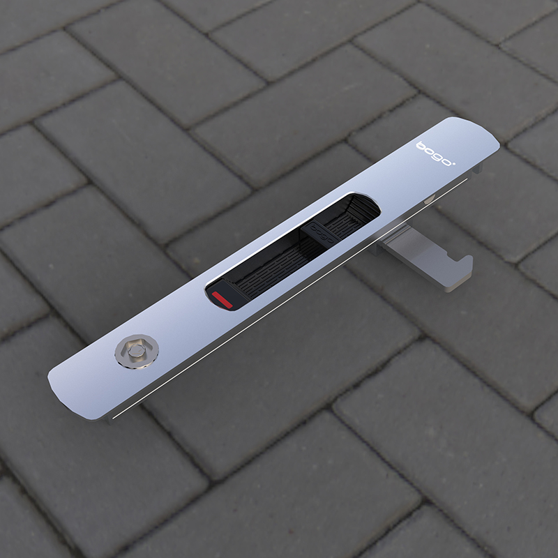 Aluminum Sliding Door Lock Stainless Steel
