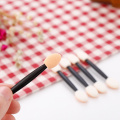 10pcs Portable Double Heads Eyeshadow Applicator Latex Sponge Eyeshadow Brush Stick Nail Mirror Powder Brush Makeup Tools