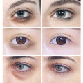 BREYLEE Vitamin C Eye Serum Lighten Skin Color Around Eyes Improve Dark Circles Anti-Puffiness Eyes Cream Moisturizing Eyes Care