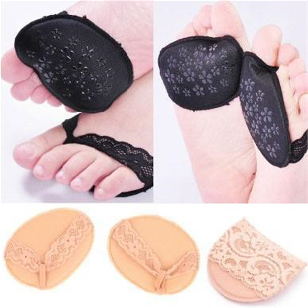 1 Pair Insole Pad Inserts Fore Foot Care Protector Insoles Breathable Anti-slip for High Heel Shoe New Girls Lady Insoles