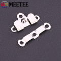 50/100pcs 21x12mm Trousers Pants Metal Buttons Women Skirt Buckle Sew-on Suit Coat Garment Hooks DIY Sewing Accessories