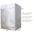 Silver Washing Machine Cover Waterproof Washer Cover For Front Load Washer/Dryer Dustproof Washing Machine Cover