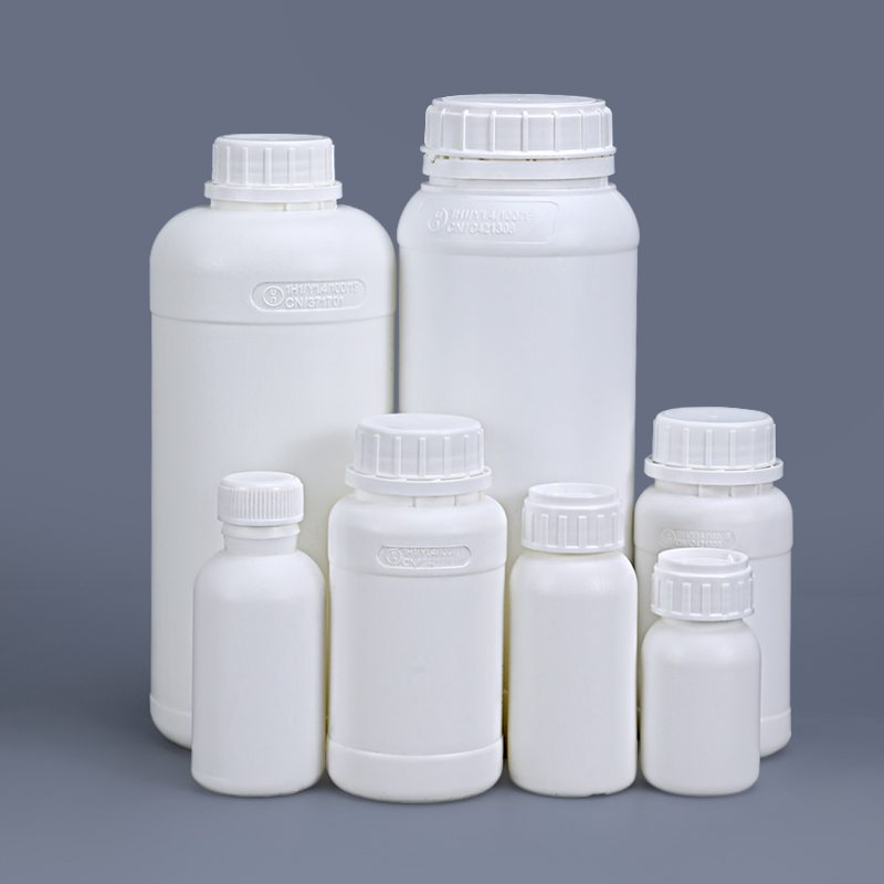 1000ml Anti-corrosion Round bottle with Lid Empty Plastic container for Chemical liquid pesticide Leakproof bottles
