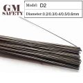 GM Welding Wire Material D2 of 0.2/0.3/0.4/0.5/0.6mm Mold Laser Welding Filler 200pcs /1 Tube GMD2
