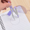School compasses ruler set cute girl stationery student drawing compass geometry set math setting drafting tool