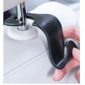 Boase Multi-functional Auto Car Seat Headrest Hanger Bag Hook Holder for Bag Purse Cloth Grocery Storage Auto Fastener Clip