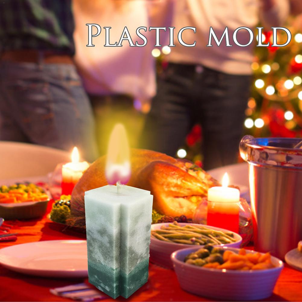 Handmade Candle Mold Plastic Material Making Wax Molds DIY Candle Making Model Handcraft Crafts