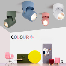 Colorful Ceiling Spotlights Macarons Europe Mount Install LED Track Lights Downlights Decorative Commercial Lighting Fixture