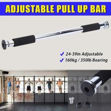 62-100cm Door Horizontal Bars Steel 160kg Adjustable Home Gym Workout Chin push Up Pull Up Training Bar Sport Fitness