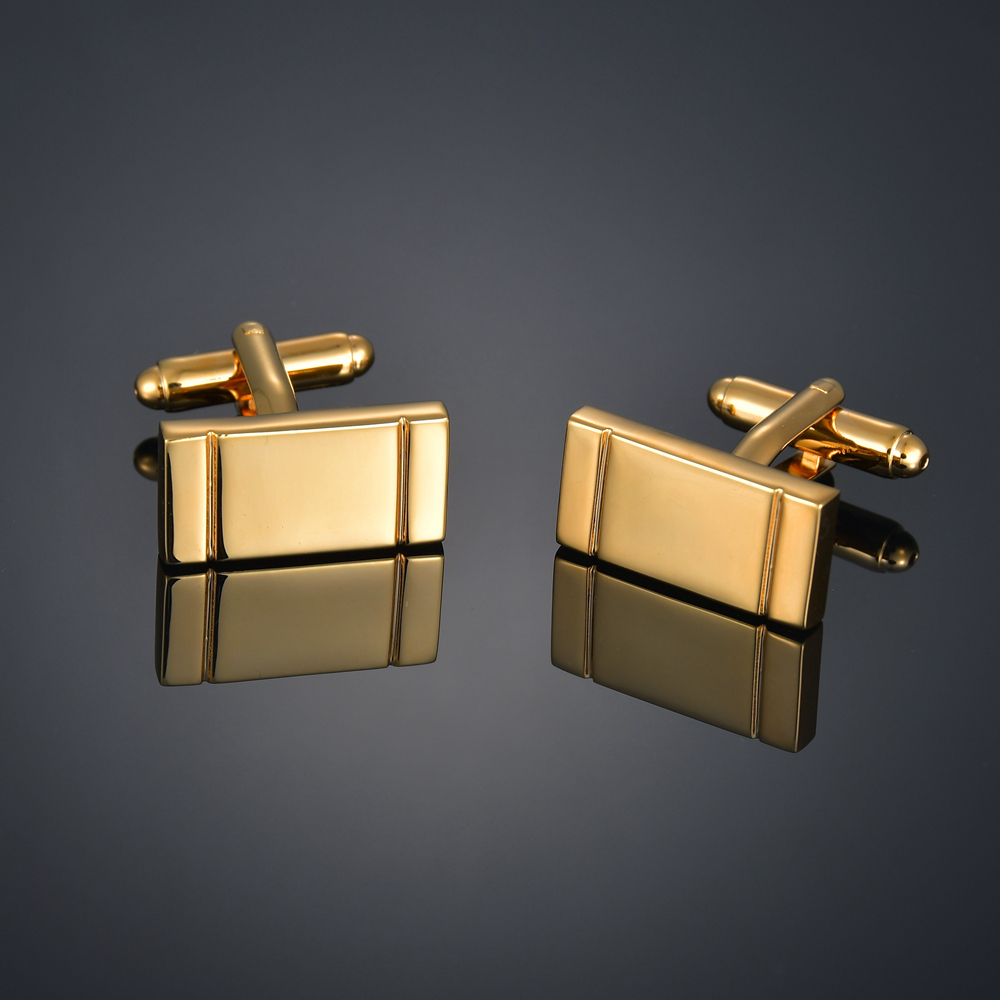 Luxury Gold Color Cufflinks for Gentleman Warrior/Letters/Trumpet/Rugby/Gems/Knot Men Cuff Links Jewelry Men Tie Clips Gifts