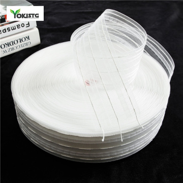 YokiSTG Curtains Pinch Pleat Tape for Curtains Accessories Hook Curtain Top Ribbon Transparent Strap for Tulle