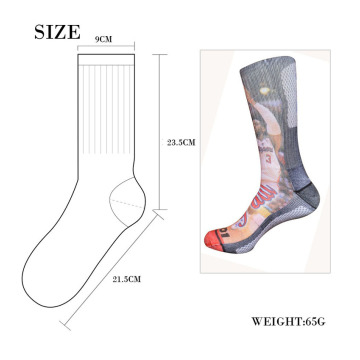 basketball socks sports stockings thin Hip Hop men Skateboard 3D