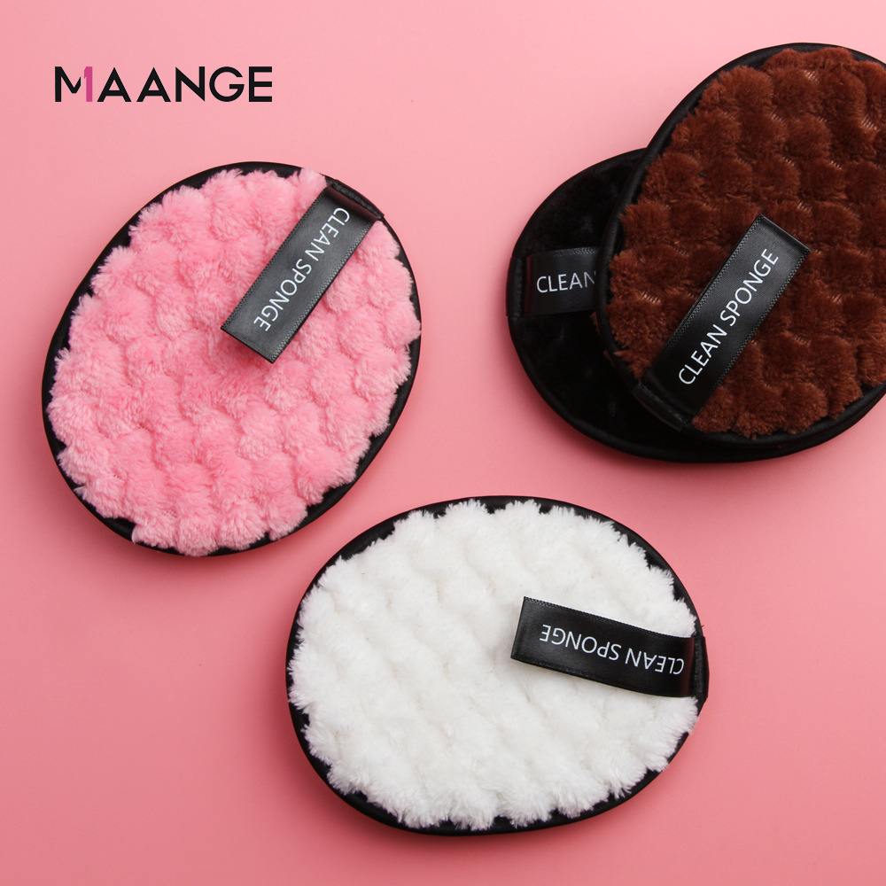 Lazy Magic Makeup Remover Flutter Washable Cleansing Flutter Clean Water Double Face Washing Sponge zh