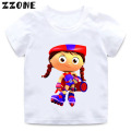 Cartoon Super Why Print Boys/Girls T shirt Kids Funny Casual Clothes Baby Summer Short Sleeve T-shirt