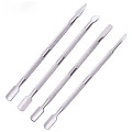 1pc Cuticle Removal Scraper Metal Double- sided professional Remove Dead Skin Nail Cuticle Pusher nail manicure Care tools