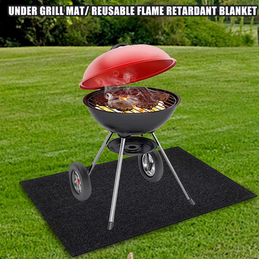 Fire Retardant Mat Incense Burner Fireproof Cotton Fireplace Carpet Non-slip Mat Survival Emergency Blankets For Camping