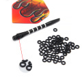 100 Pcs/lot Steel Tipped Darts Pole Anti-Slip Rubber Ring Gasket O Ring Non Slip for Aluminum Dart Shafts Electronic Dart Board