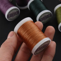 0.4 0.5 0.6mm Round Waxed Thread Polyester Cord Wax Coated Strings for Braided Bracelets DIY Accessories or Leather Craft Sewing