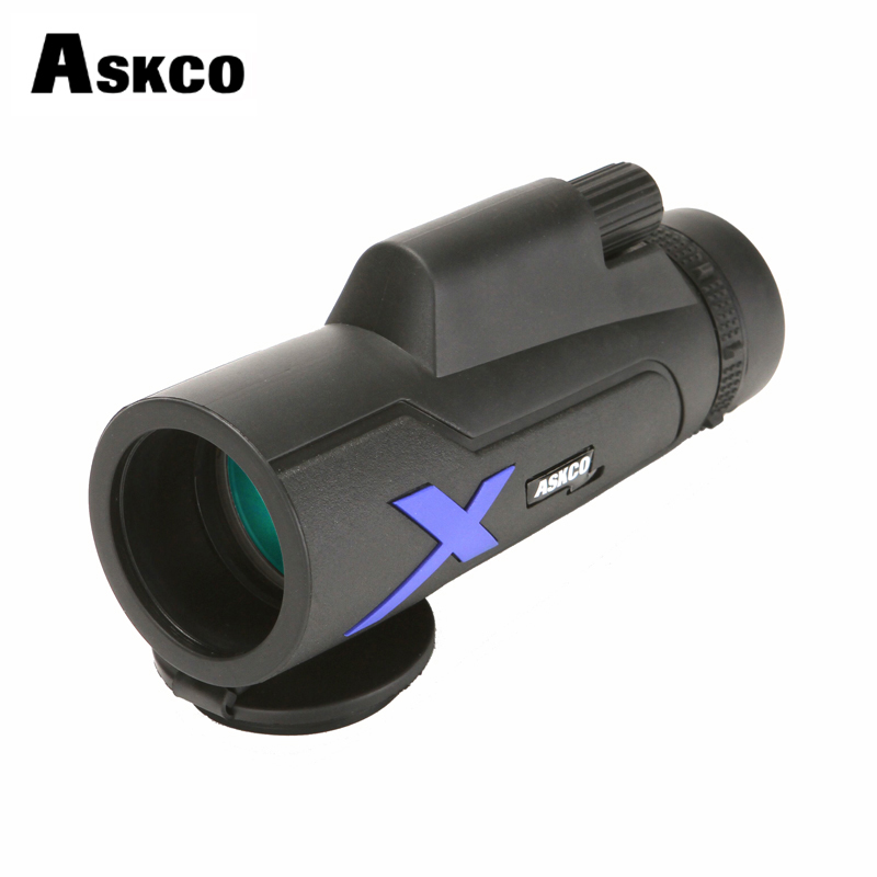 Excellent Askco 20x50 Monocular Telescope Bak4 Prism Optics Outdoor Camping Hunting Binoculars Bird Watching Travel Telescope