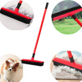 Telescopic Rubber Broom Pet Hair Lint Removal Broom Magic Clean Sweeper Squeegee Scratch Bristle Long Push Broom Sweeper