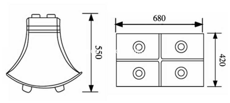 High Power Aluminum Speaker