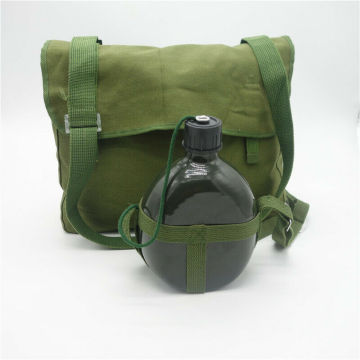 tomwang2012. VIETNAM WAR CHINESE ARMY PLA 1965 CANVAS SATCHELS & TYPE 87 WATER BOTTLE SET COLLECTION