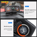 BAWA Universal Vehicle Compass Slope Measure Instrument Compass Car Inclinometer Level Accessories for Off-Road Vehicle SUV