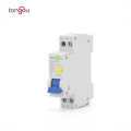 Curve B RCBO 16A 30ma 1P+N DPN Residual Current Circuit breaker with over current and Leakage protection