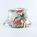 Panama Reversible Bucket Hat Summer Hats For Women Fashion Fisherman Hat Floppy Floral Bucket Cap