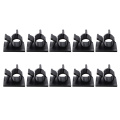 10Pcs/lot New Cable Clips Adhesive Cord Management Wire Holder Organizer Clamp Fasteners