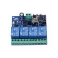 DC 12V ESP8266 & ESP-01 WIFI Relay Module Four Channels For Smart Home Intelligent Furniture Whosale&Dropship