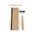 Hot 10pcs High quality Natural bamboo handle safety razor Unisex sustainable razor fits all razor blades Wooden handle