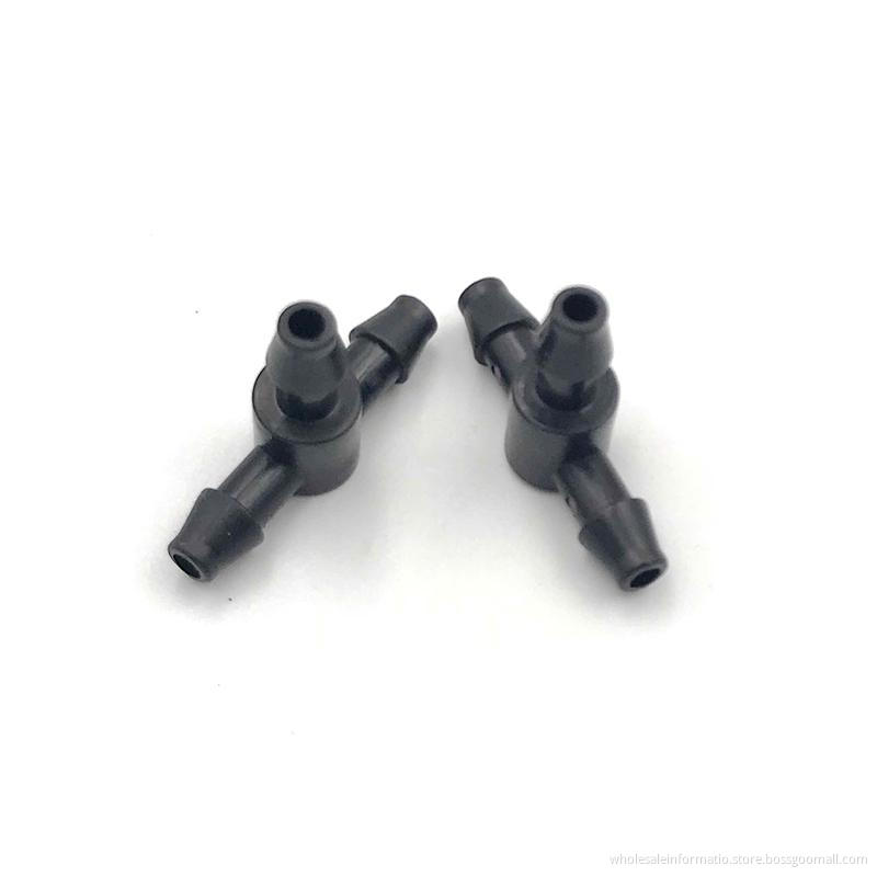Watering Equipments 10PCS Dripper Agricultural Irrigation Tee Connector Joint Drip Greenhouse Garden Tools Repair Fitting
