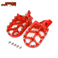 Motorcycle CNC Billet MX Foot Pegs Pedals Rests Footpegs For SUZUKI RMZ250 RMZ 250 2007 2008 2009 RMZ450 RMZ 450 2005 2006 2007