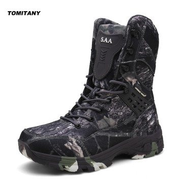 Winter Hiking Boots Men Professional Waterproof Breathable Outdoor Travel Shoes Trekking Mountain Climbing Hunting Boot Mens
