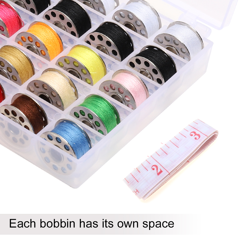 25-Pcs Spools and Sewing Thread for Sewing Machine