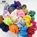 5mm Cotton Rope Craft Decorative Twisted Round Cord For DIY Sewing Handmade Home Textile Decoration Lanyard Thread Cords