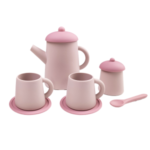 BPA Free Silicone Tea Set Kids Educational Play