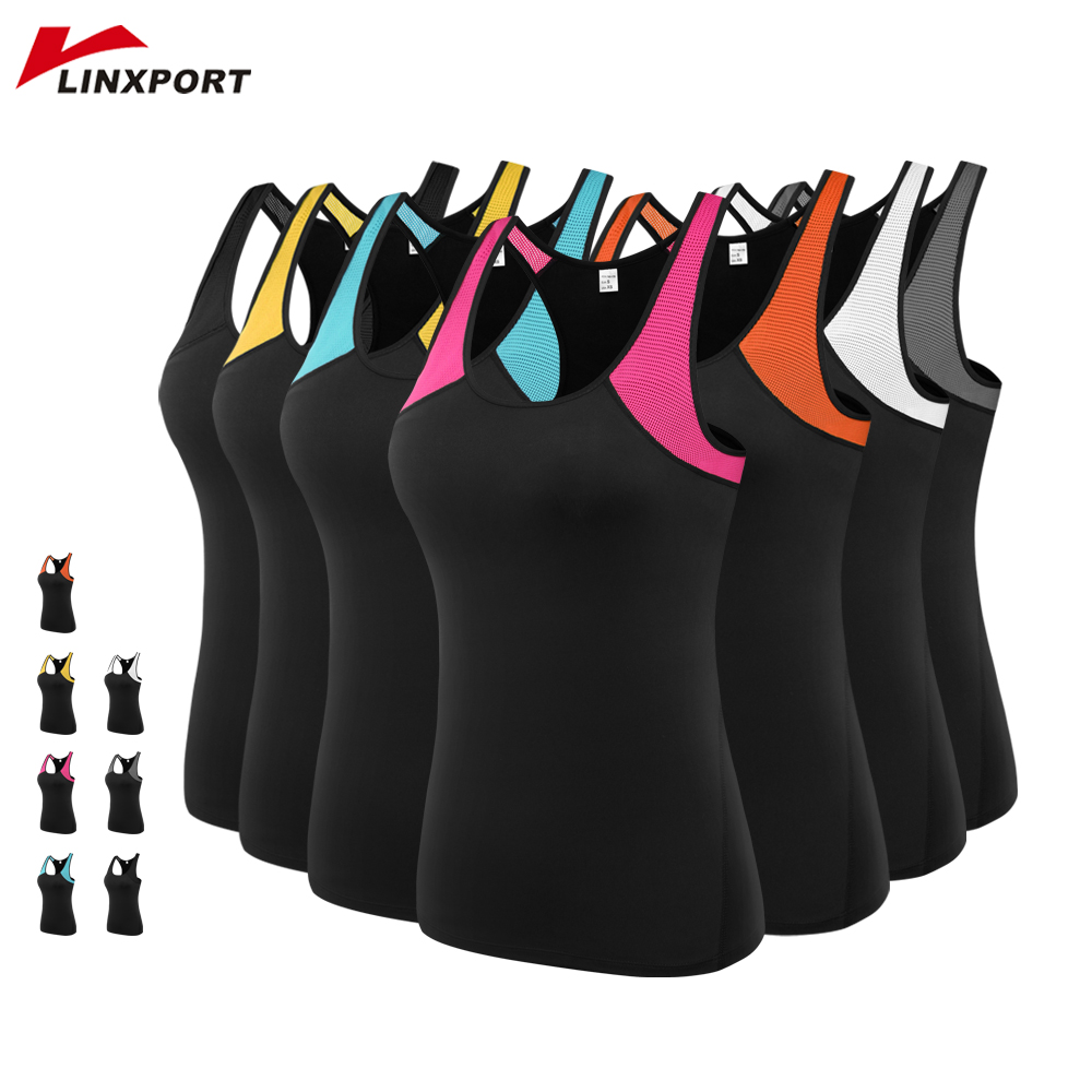 Women Yoga Vest Gym Sports Tops Fitness Running Vest Sleeveless Shirts Quick Dry Training Sportswear Workout Tights Tank Tops