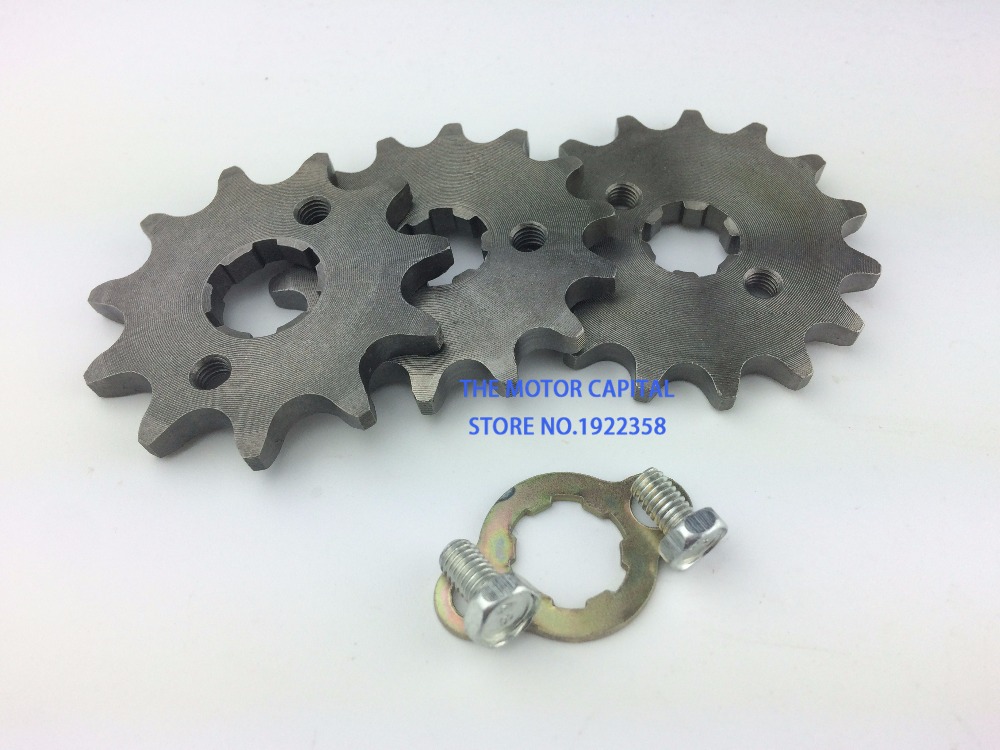 Front Engine Sprocket 420 10T 11T 12T 13T 14T 15T 16T 17T 18T Tooth 17mm 20mm ID fit Motorcycle part