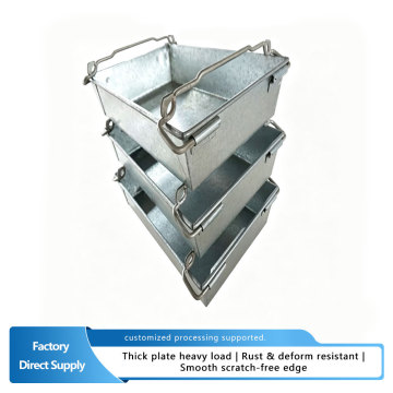Heavy Duty Galvanized Iron Tray With Handles